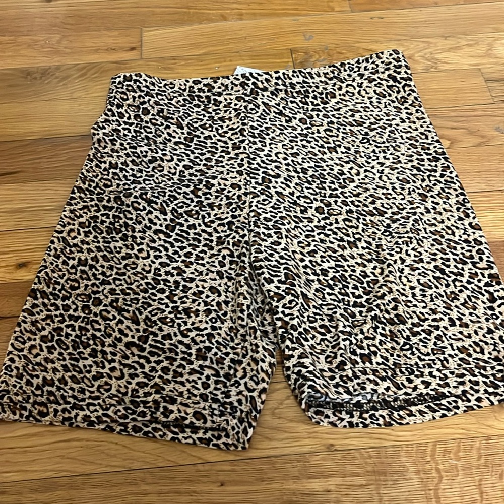 Leopard Biker Shorts